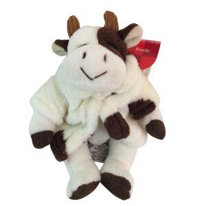RUSS MOOELLA the Cow 7" Beanbag Stuffed Plush w/tags HeartCraft Collection‎